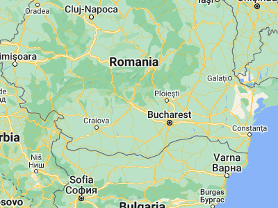 Map showing location of Bogaţi (44.86667, 25.13333)