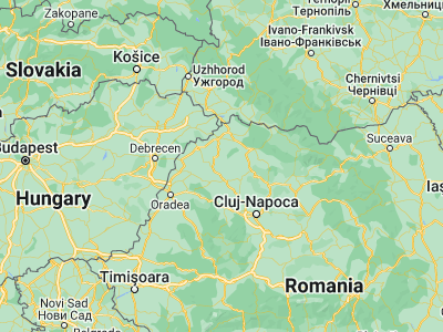 Map showing location of Bogdand (47.41667, 22.93333)