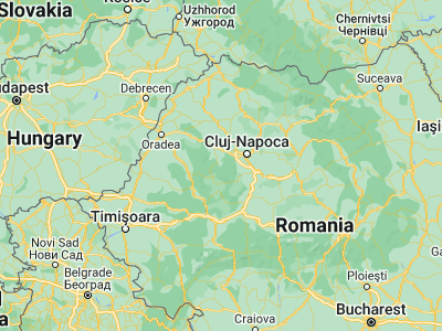 Map showing location of Bogdăneşti (46.63333, 23.13333)
