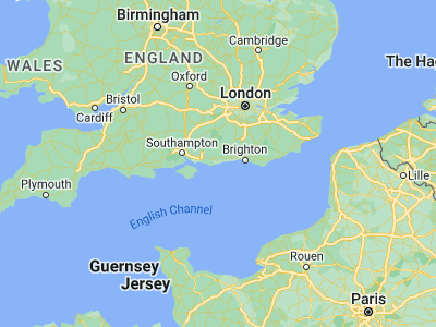 Map showing location of Bognor Regis (50.78206, -0.67978)