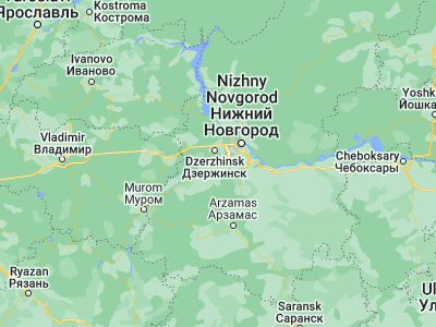 Map showing location of Bogorodsk (56.10514, 43.51294)