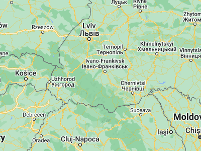 Map showing location of Bohorodchany (48.807, 24.53834)