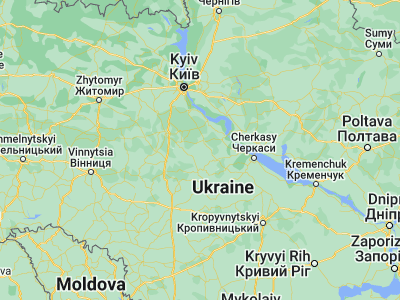 Map showing location of Bohuslav (49.54939, 30.8744)