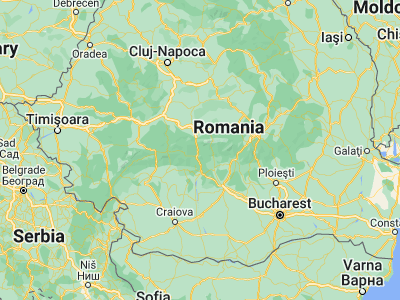 Map showing location of Boişoara (45.43333, 24.38333)