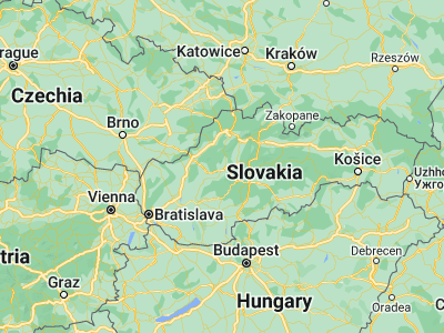 Map showing location of Bojnice (48.78511, 18.5864)