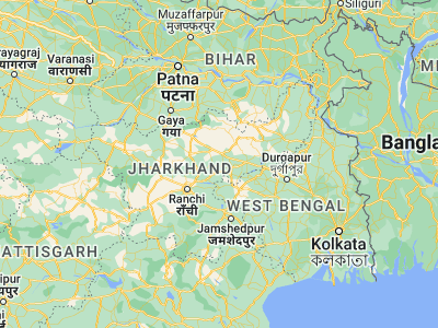 Map showing location of Bokāro (23.78333, 85.96667)