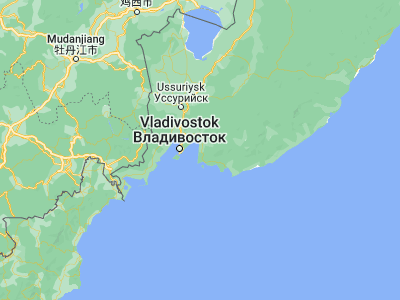 Map showing location of Bol’shoy Kamen’ (43.11283, 132.354)