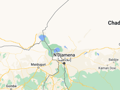 Map showing location of Bol (13.45861, 14.71472)