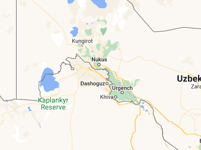 Map showing location of Boldumsaz (42.12824, 59.67101)