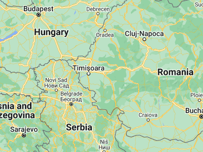 Map showing location of Boldur (45.69417, 21.77667)