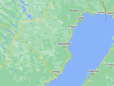 Map showing location of Boliden (64.86667, 20.38333)