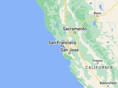 Map showing location of Bolinas (37.90937, -122.68637)