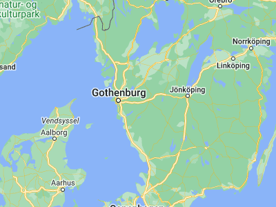 Map showing location of Bollebygd (57.66866, 12.57272)