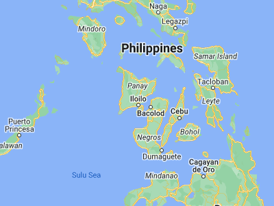 Map showing location of Bolong (10.81667, 122.51667)