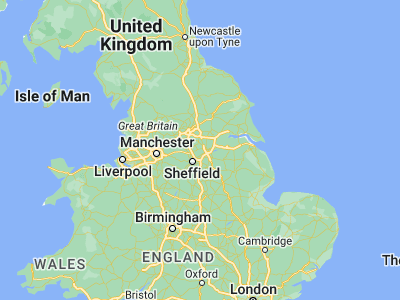 Map showing location of Bolton upon Dearne (53.51667, -1.31667)