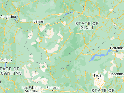 Map showing location of Bom Jesus (-9.07444, -44.35861)