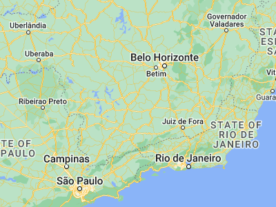 Map showing location of Bom Sucesso (-21.03306, -44.75806)