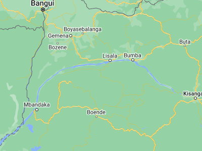 Map showing location of Bongandanga (1.50695, 21.0726)