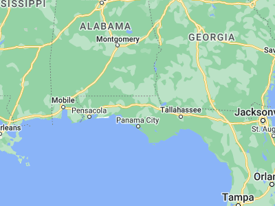 Map showing location of Bonifay (30.79186, -85.67965)