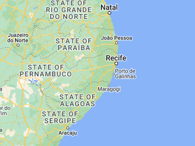 Map showing location of Bonito (-8.47028, -35.72861)