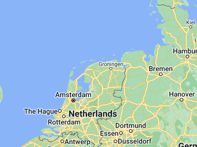 Map showing location of Boornbergum (53.08284, 6.04578)