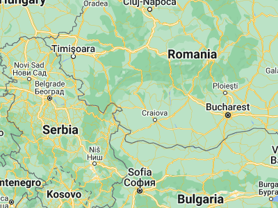 Map showing location of Borăscu (44.7, 23.28333)