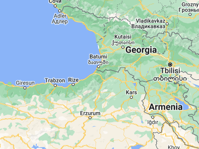 Map showing location of Borçka (41.36315, 41.67652)