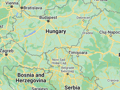 Map showing location of Bordány (46.31843, 19.92306)
