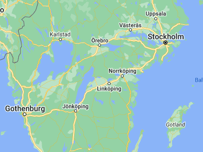 Map showing location of Borensberg (58.56667, 15.28333)