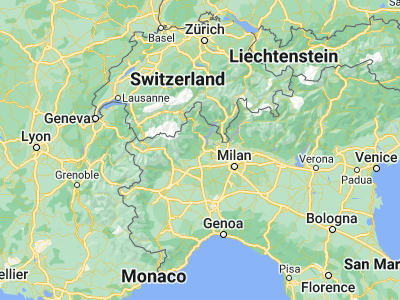 Map showing location of Borgomanero (45.70237, 8.45813)