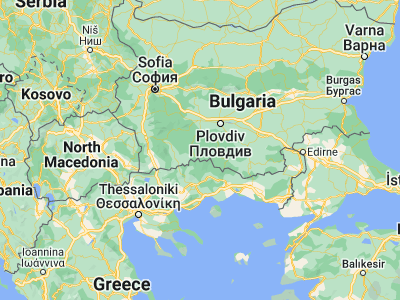 Map showing location of Borino (41.68333, 24.28333)