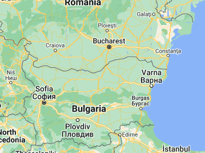 Map showing location of Borovo (43.5, 25.8)