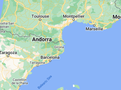Map showing location of Borrassà (42.22316, 2.9261)