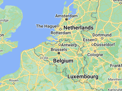 Map showing location of Borsbeek (51.19661, 4.48543)
