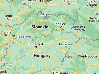 Map showing location of Borsodnádasd (48.11667, 20.25)