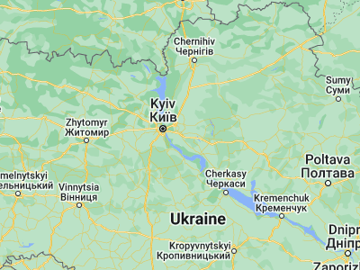 Map showing location of Boryspil’ (50.35269, 30.95501)