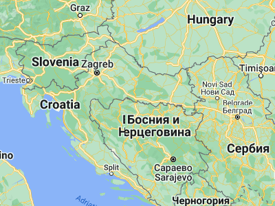 Map showing location of Bosanska Gradiška (45.14484, 17.25453)