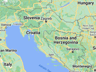 Map showing location of Bosanska Krupa (44.8825, 16.15139)