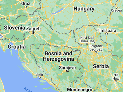 Map showing location of Bosanski Brod (45.13747, 17.98722)