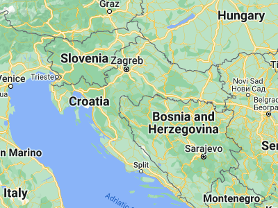 Map showing location of Bosanski Novi (45.04643, 16.37782)