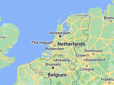 Map showing location of Boskoop (52.075, 4.65556)