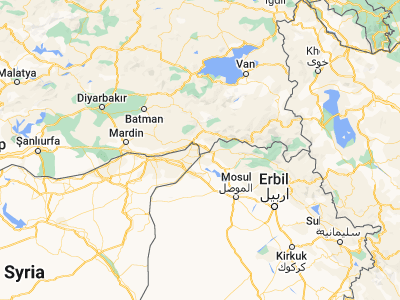 Map showing location of Bostancı (37.18, 42.33)