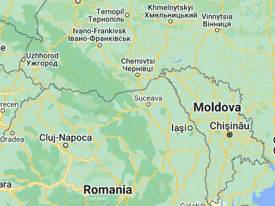 Map showing location of Botoşana (47.68333, 25.95)