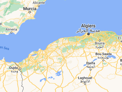 Map showing location of Boukadir (36.06629, 1.12602)