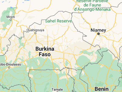 Map showing location of Boulsa (12.6675, -0.57583)