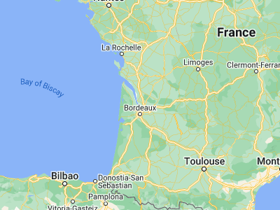 Map showing location of Bourg (45.04062, -0.55893)
