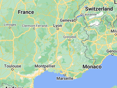 Map showing location of Bourg-lès-Valence (44.95601, 4.91023)