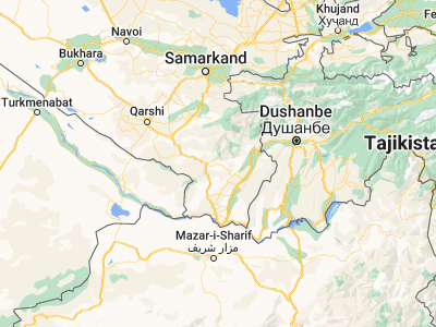 Map showing location of Boysun (38.20611, 67.19861)