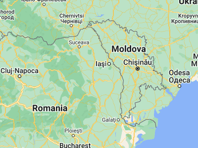 Map showing location of Bozieni (46.83333, 27.15)