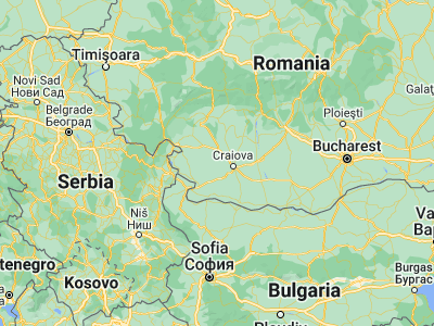 Map showing location of Brabova (44.36667, 23.43333)